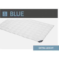 SPESSARTTRAUM Daunenbettdecke "Blue", extraleicht, Füllung 60% Daunen, 40% Federn, Bezug 100% Baumwolle, (1 St.), hergestellt in Deutschland, allergikerfreundlich von Spessarttraum