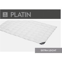 SPESSARTTRAUM Gänsedaunenbettdecke "Platin", extraleicht, Füllung 100% Reine weiße Gänsedaunen, Bezug 100% Baumwolle, (1 St.), hergestellt in Deutschland, allergikerfreundlich von Spessarttraum