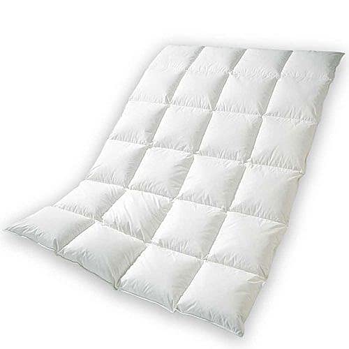 Spessarttraum Extra kuschelige Daunen-Cassettendecke Smaragd mit fantastischer Wärmeleistung Dank 100% Land-Daunen (Größe: 140 x 200 cm) von Spessarttraum
