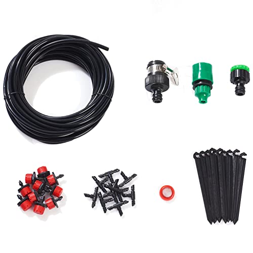 Spetebo Bewässerungssystem für Topfpflanzen inklusive 10m Schlauch - 35 Teile - Micro-Drip Bewässerungs Set im Baukasten System - Schlauchsystem mit Zubehör flexibel anpassbar für Innen und Außen Spetebo Bewässerungssystem für Topfpflanzen inklusive 10m Schlauch - 35 Teile - Micro-Drip Bewässerungs Set im Baukasten System - Schlauchsystem mit Zubehör flexibel anpassbar für Innen und Außen von Spetebo