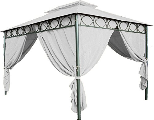 Ersatzdach für Pavillon Cape Town 4x3 in beige - Pavillondach wasserdicht - PVC Beschichtung von Spetebo