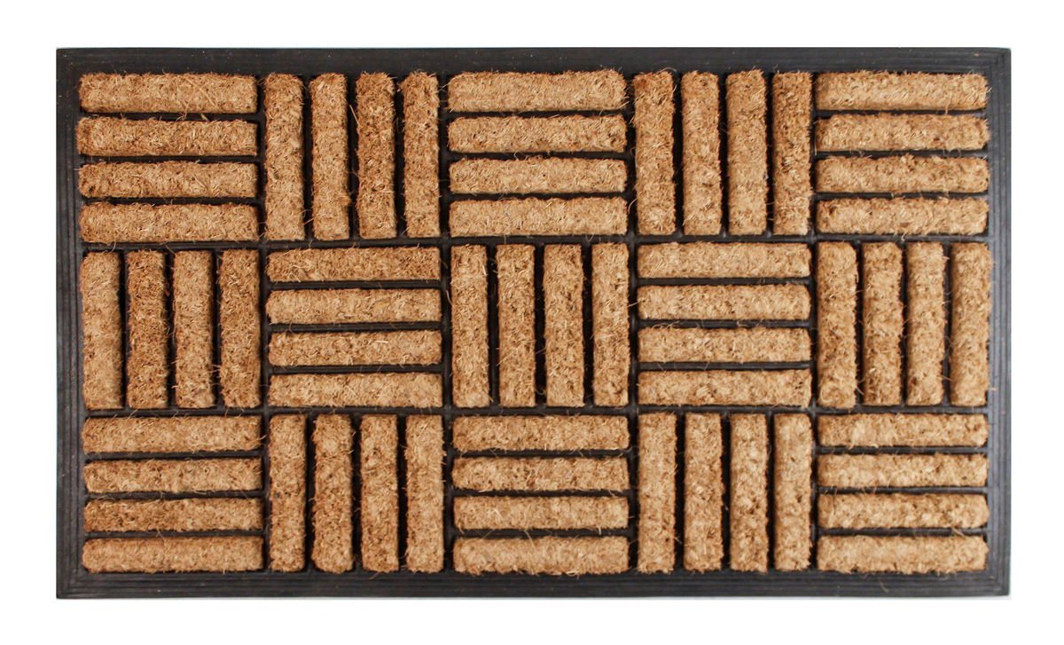 Fußmatte Kokos Fußmatte 45x75 cm - Belvedere, Spetebo, eckig, Höhe: 2.50 mm, große Fußmatte für Innen und Außen von Spetebo