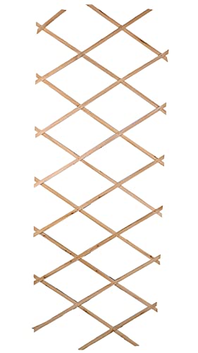 Holz Rankgitter ausziehbar - 180 x 90 cm - Scherenspalier für Kletterpflanzen - Garten Blumen Spalier Pflanzen Rankhilfe Scherengitter Holzgitter von Spetebo