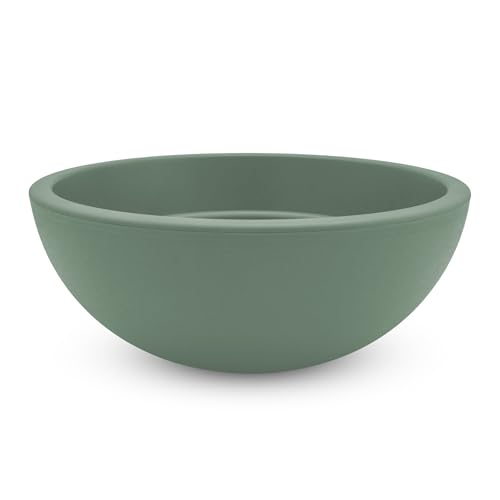 Kunststoff Pflanzschale rund grün - 39 cm - Blumenkübel aus recyceltem Material - Pflanz Schale Topf Übertopf rund für Garten Terrasse Balkon Kunststoff Pflanzschale rund grün - 39 cm - Blumenkübel aus recyceltem Material - Pflanz Schale Topf Übertopf rund für Garten Terrasse Balkon von Spetebo