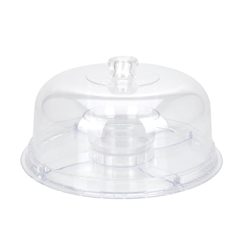 Kunststoff Servierschale 6in1 mit Deckel wiederverwendbar - 30 x 20 cm - Transport Snackbox mit 5 Fächern - Snackteller Dip Tapas Schüsseln Servierplatte Lebensmittelhaube Tortenplatte Kunststoff Servierschale 6in1 mit Deckel wiederverwendbar - 30 x 20 cm - Transport Snackbox mit 5 Fächern - Snackteller Dip Tapas Schüsseln Servierplatte Lebensmittelhaube Tortenplatte von Spetebo