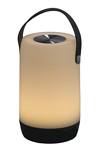 Spetebo LED Tischlampe für Außen mit Touch Funktion - 19 x 11,5 cm - Gartenleuchte Akku betrieben per USB wideraufladbar - Camping Garten Balkon Tisch Nacht Licht Außen Leuchte von Spetebo