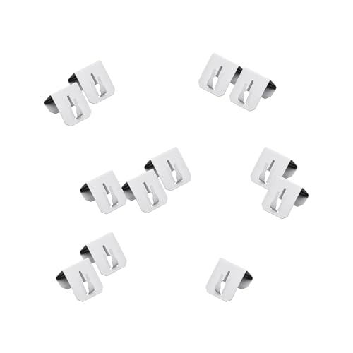 Spetebo Metall Fensterhaken weiß für 12-20 mm Rahmendicke - 12 Stück - Fensterclip zum Anbringen von Lichterketten und Girlanden - Dekohaken Türhaken für Weihnachten Advent Fenster Deko Spetebo Metall Fensterhaken weiß für 12-20 mm Rahmendicke - 12 Stück - Fensterclip zum Anbringen von Lichterketten und Girlanden - Dekohaken Türhaken für Weihnachten Advent Fenster Deko von Spetebo