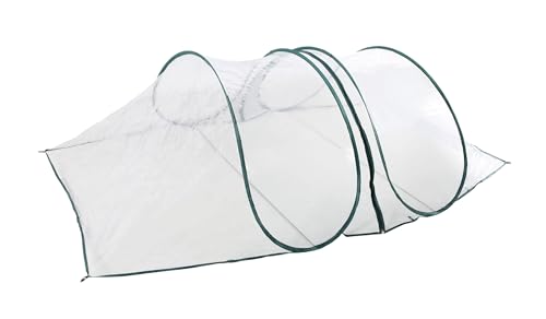 Spetebo Pop-Up Folien Frühbeet - 250 x 110 cm - Anzucht Treibhaustunnel - Gewächshaus Beetabdeckung Treibhaus Abdeckung für Gemüsebeet Pflanzen Winterschutz von Spetebo