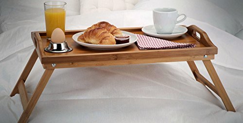 Spetebo Serviertablett Serving Tray - Betttablett 50 x 30 x 27 cm von Spetebo