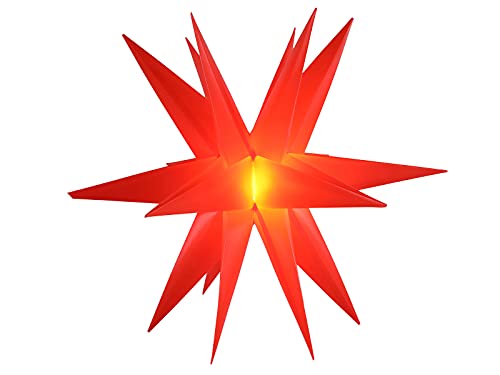 Spetebo 3D LED Weihnachtsstern in rot - 60cm - zum Hängen strombetrieben - Indoor und Outdoor Weihnachten Advent Winter Fensterdekoration Spetebo 3D LED Weihnachtsstern in rot - 60cm - zum Hängen strombetrieben - Indoor und Outdoor Weihnachten Advent Winter Fensterdekoration von Spetebo