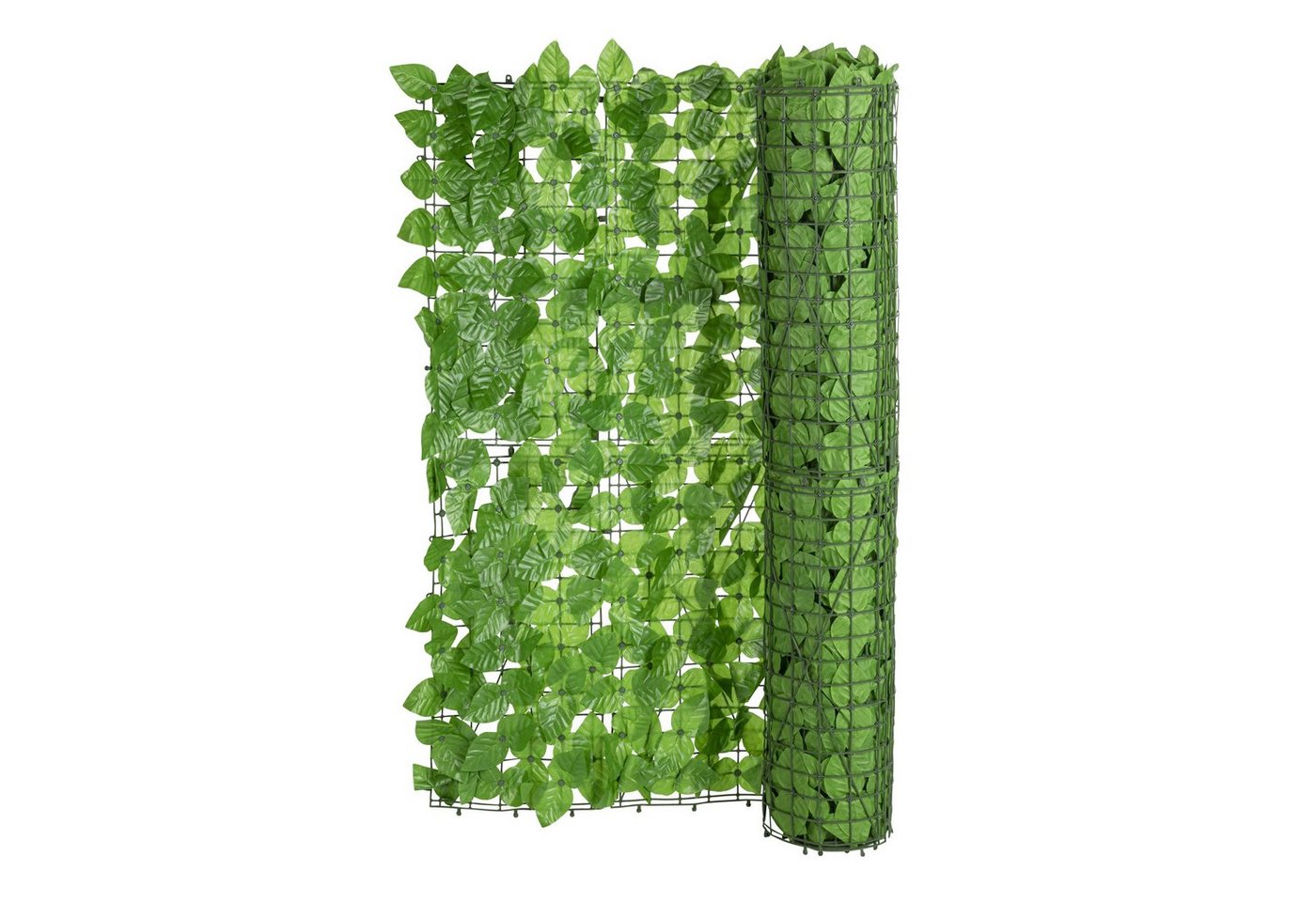 Spetebo Balkonsichtschutz Sichtschutzhecke Blätterwand - 300 x 100 cm (Packung, 1-St., Sichtschutz in Blätter-Optik) Sicht- und Windschutz Matte ca. 300 x 100 cm von Spetebo