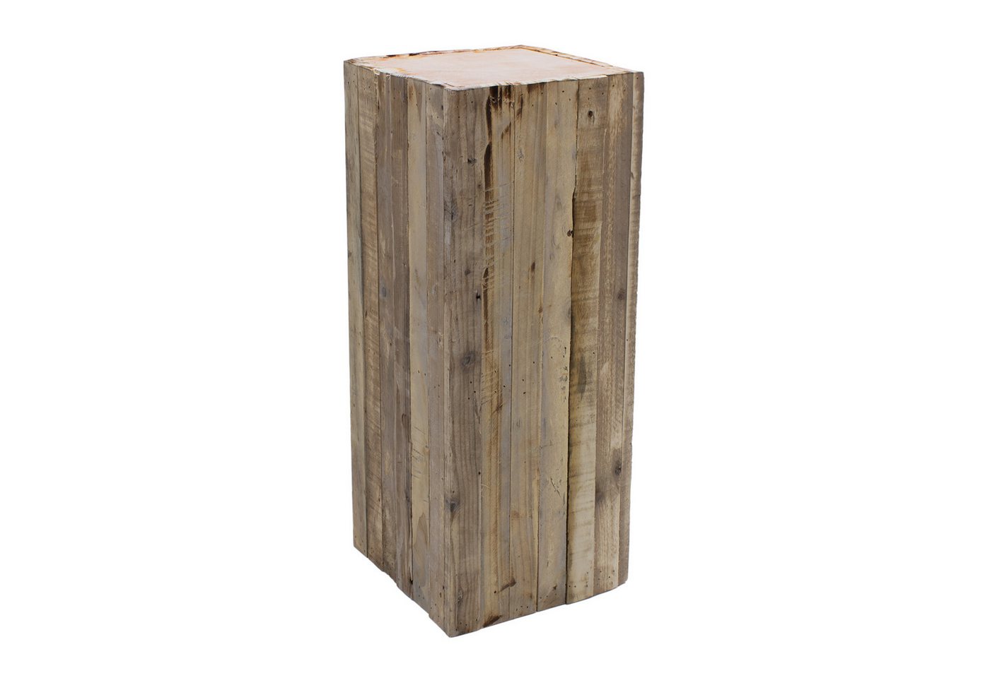 Spetebo Beistelltisch Holz Sockel LEON - L - ca. 60x23 cm (Packung, 1-St., Ständer aus Holzlatten), Holzständer Leon in Größe L ca. 60 x 23 cm von Spetebo