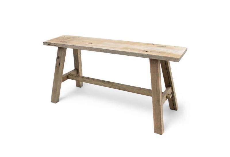 Spetebo Blumenbank Deko Bank aus altem Holz - 58 cm x 27 cm (Stück, 1 St., Dekorative Holzbank), Blumenbank für den Garten von Spetebo