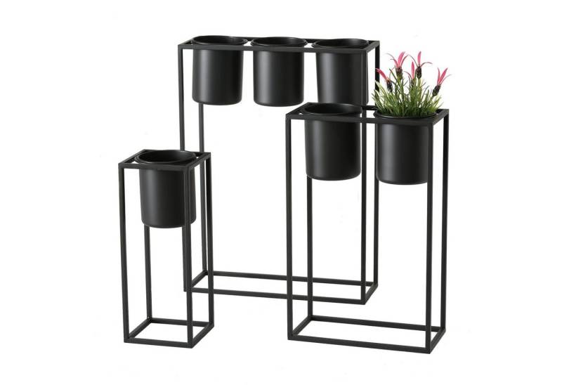 Spetebo Blumenständer Metall Pflanztopf Mensola schwarz - 3er Set (Set, 3 St., Blumentopfständer), Deko Pflanzenständer in 3 Größen Spetebo Blumenständer Metall Pflanztopf Mensola schwarz - 3er Set (Set, 3 St., Blumentopfständer), Deko Pflanzenständer in 3 Größen von Spetebo