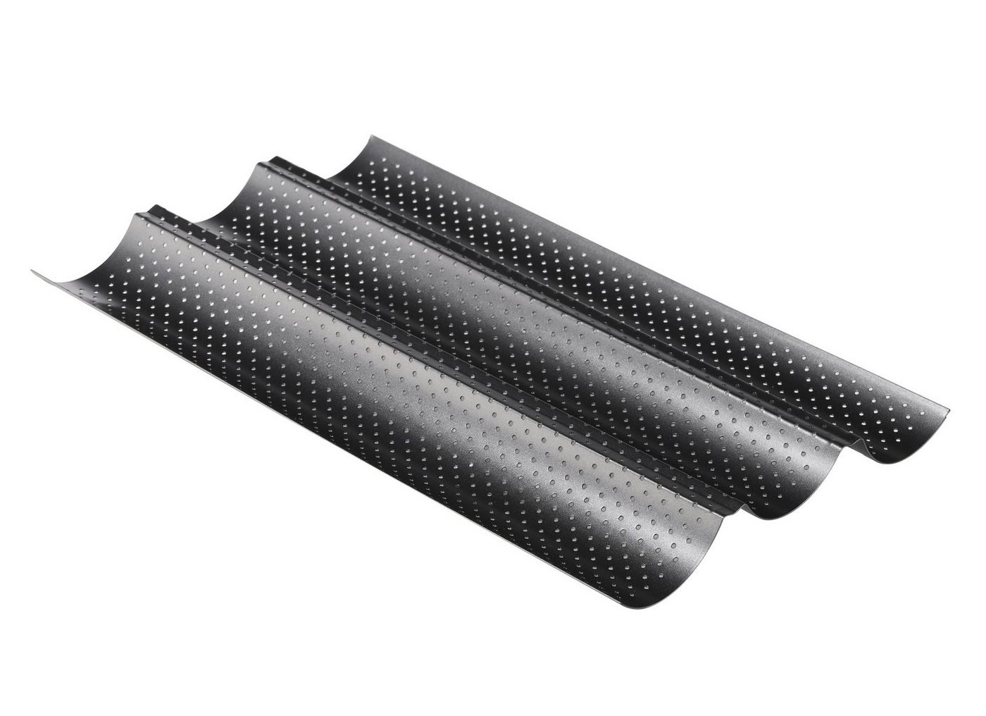 Spetebo Brotbackform Baguette Backblech - 38 x 24 cm - Brotbackform, (Inhalt 1-tlg), antihaftbeschichtet Spetebo Brotbackform Baguette Backblech - 38 x 24 cm - Brotbackform, (Inhalt 1-tlg), antihaftbeschichtet von Spetebo