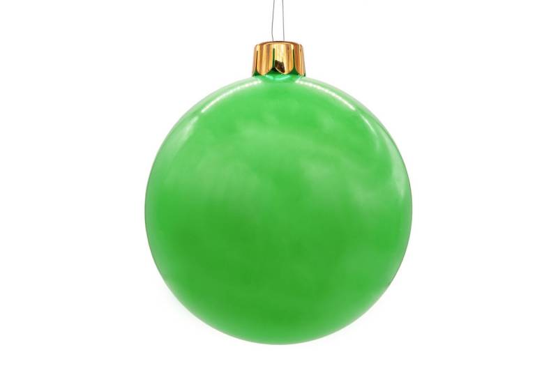Spetebo Christbaumschmuck Riesen Weihnachtskugel aufblasbar 45 cm (1-tlg), inklusive Erdspieß, Saugnapf und Karabinerhaken von Spetebo