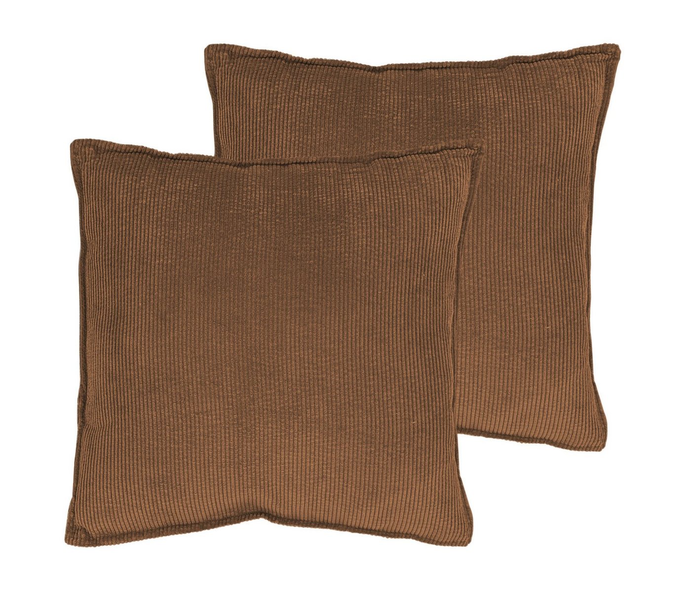 Spetebo Dekokissen Cord Deko Kissen 2er Set je 45cm - braun, Zierkissen mit Füllung und Bezug Spetebo Dekokissen Cord Deko Kissen 2er Set je 45cm - braun, Zierkissen mit Füllung und Bezug von Spetebo