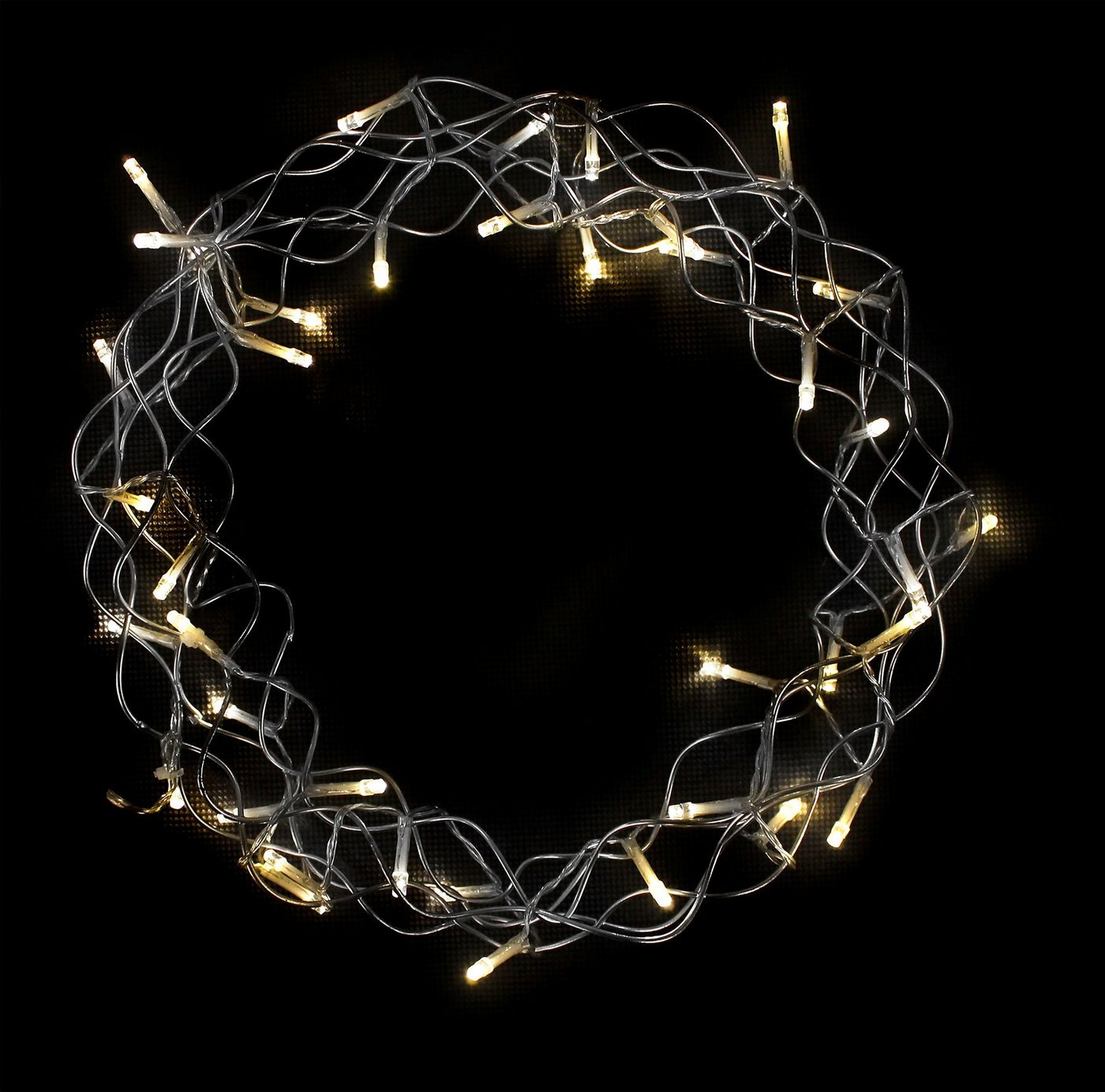 Spetebo Dekokranz Metallkranz Ø 30 cm zum hängen - 40 LED -, Metallkranz beleuchtet mit Lichterkette in warmweiß mit Timer Spetebo Dekokranz Metallkranz Ø 30 cm zum hängen - 40 LED -, Metallkranz beleuchtet mit Lichterkette in warmweiß mit Timer von Spetebo