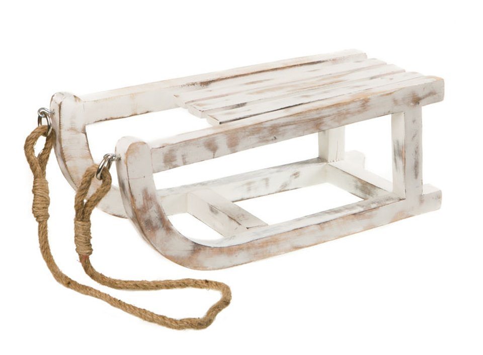 Spetebo Dekoobjekt Deko Holz Schlitten in shabby weiß - 40 cm (Stück, 1 St., Deko Schlitten), schöner Mango Holz Schlitten in shabby weiß mit dickem Sisal Seil Spetebo Dekoobjekt Deko Holz Schlitten in shabby weiß - 40 cm (Stück, 1 St., Deko Schlitten), schöner Mango Holz Schlitten in shabby weiß mit dickem Sisal Seil von Spetebo