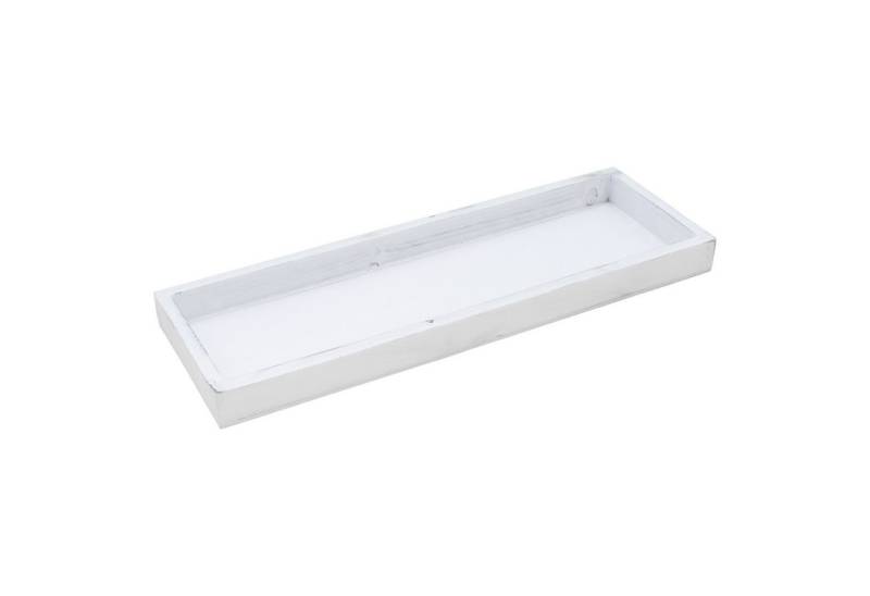 Spetebo Dekotablett Vintage Holz Kerzentablett - 40 x 13 cm (Pack., 1 St., 1), Vielseitig nutzbar als Servier-, Präsentier- oder Kerzentablett von Spetebo