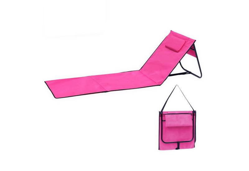 Spetebo Gartenliege Liegematte faltbar mit verstellbarer Rückenlehne - 152 x 51 cm, Anzahl, 1 St., Stück, faltbar und leicht zu transportieren Spetebo Gartenliege Liegematte faltbar mit verstellbarer Rückenlehne - 152 x 51 cm, Anzahl, 1 St., Stück, faltbar und leicht zu transportieren von Spetebo