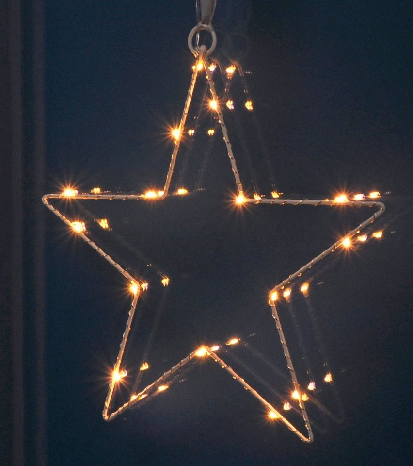 Spetebo Hängedekoration LED Fenster Silhouette Stern - 30 x 28 cm (Stück, 1 St., Weihnachtsbeleuchtung), Weihnachts Deko Beleuchtung Batterie betrieben Spetebo Hängedekoration LED Fenster Silhouette Stern - 30 x 28 cm (Stück, 1 St., Weihnachtsbeleuchtung), Weihnachts Deko Beleuchtung Batterie betrieben von Spetebo