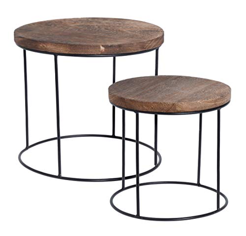 Spetebo Holz Blumenhocker rund - 2er Set - Pflanzenhocker Hocker Blumenständer Pflanzenständer Spetebo Holz Blumenhocker rund - 2er Set - Pflanzenhocker Hocker Blumenständer Pflanzenständer von Spetebo