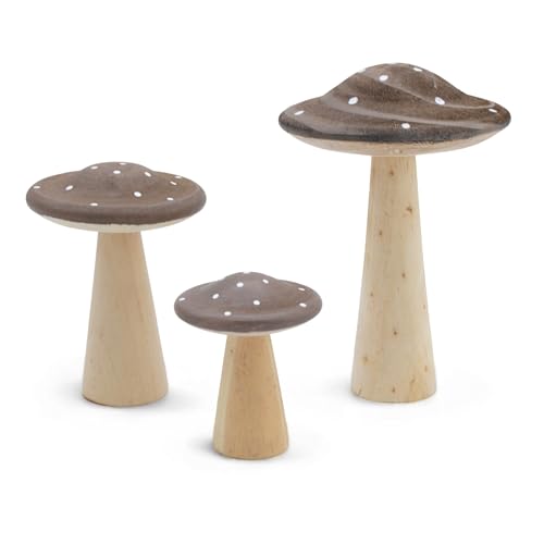 Spetebo Holz Deko Pilz 3er Set zum Hinstellen - 14 cm | 10 cm | 7 cm - Holz Fliegenpilz Figur zur Herbst Dekoration - Holzpilz Dekopilz Waldpilz Herbstdeko Aufsteller Tischdeko Dekofigur Spetebo Holz Deko Pilz 3er Set zum Hinstellen - 14 cm | 10 cm | 7 cm - Holz Fliegenpilz Figur zur Herbst Dekoration - Holzpilz Dekopilz Waldpilz Herbstdeko Aufsteller Tischdeko Dekofigur von Spetebo
