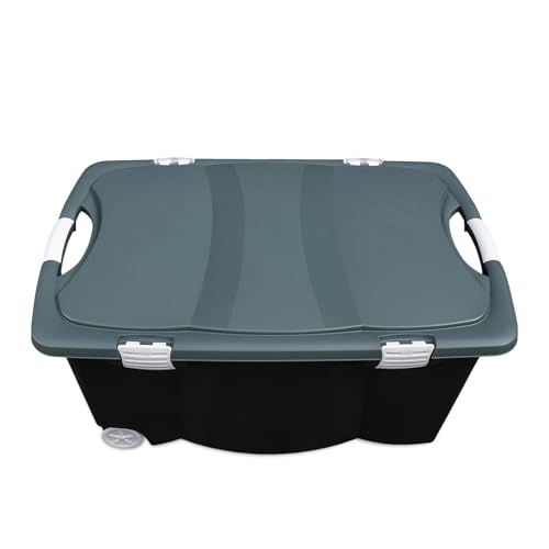 Spetebo Jumbo Allzweckbox 120 Liter mit Rollen - auch als Gartenbox und Spielzeugbox nutzbar von Spetebo