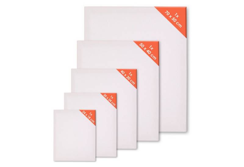 Spetebo Keilrahmen Kunstleinwand grundiertem Leinentuch, geeignet für Öl- und Acrylfarben Spetebo Keilrahmen Kunstleinwand grundiertem Leinentuch, geeignet für Öl- und Acrylfarben von Spetebo