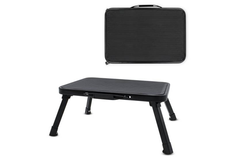 Spetebo Klapptritt Trittstufe mit Tragegriff und Antirutsch ca. 38 cm x 26,5 cm (L x B) (Stück, 1-St., 1), belastbar bis 150 kg von Spetebo