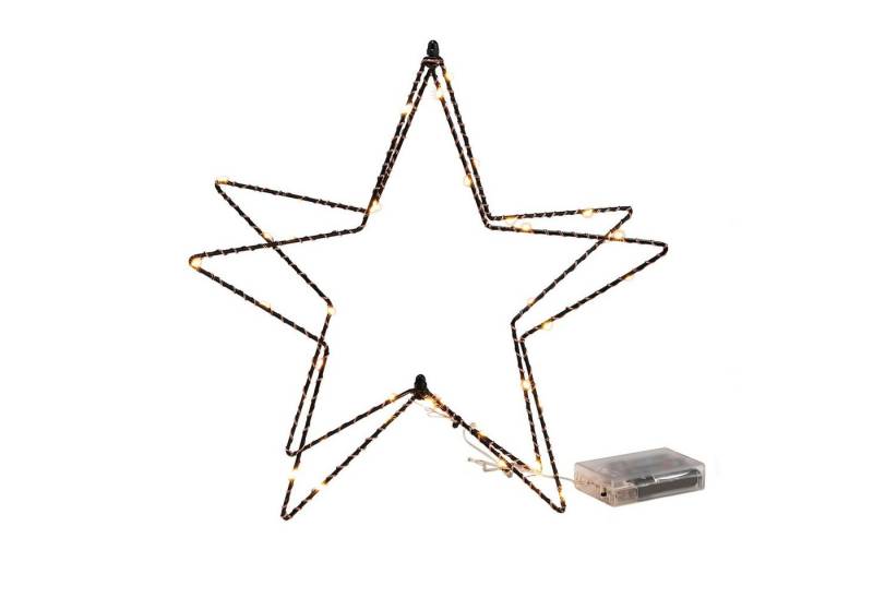 Spetebo LED Dekofigur LED STERN mit 38 LEDs - ca. 25 x 30 cm, An / Aus, LED, warmweiß, beleuchtete Deko Tanne zum hinstellen Spetebo LED Dekofigur LED STERN mit 38 LEDs - ca. 25 x 30 cm, An / Aus, LED, warmweiß, beleuchtete Deko Tanne zum hinstellen von Spetebo