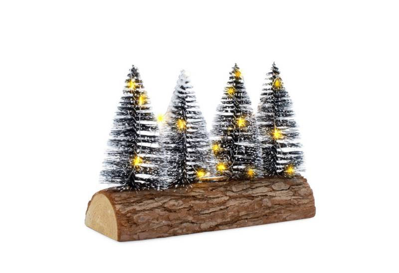 Spetebo LED Dekofigur Tannenbäume mit Baumstammfuß, mit 20 LED, LED fest integriert, warm weiß, zur weihnachtlichen Dekoration Spetebo LED Dekofigur Tannenbäume mit Baumstammfuß, mit 20 LED, LED fest integriert, warm weiß, zur weihnachtlichen Dekoration von Spetebo