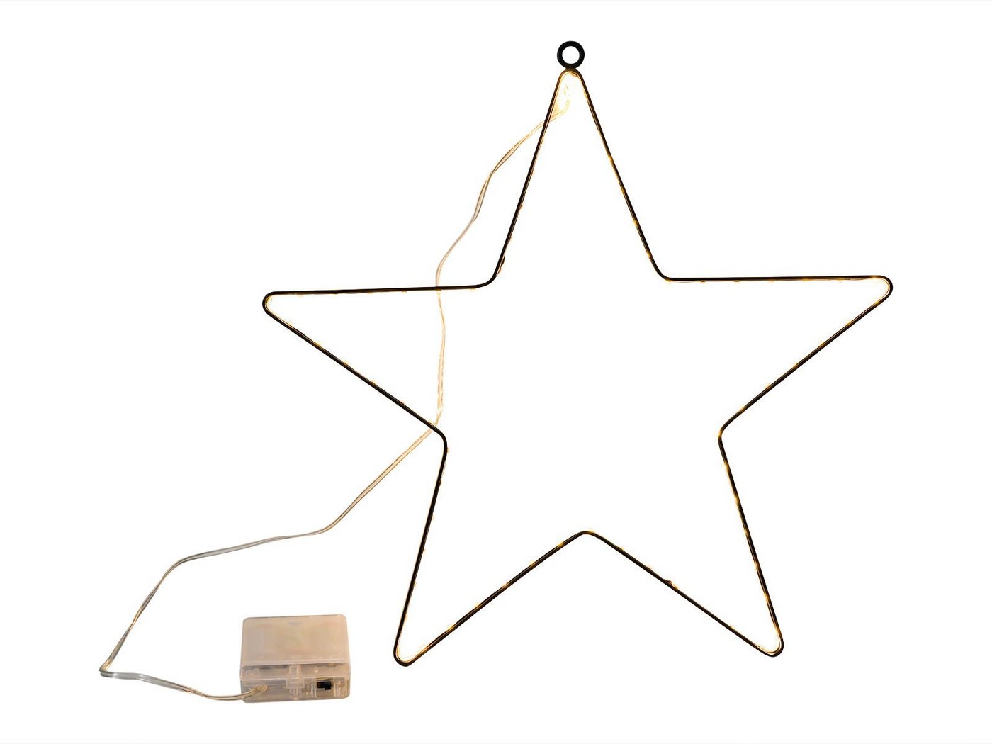 Spetebo LED-Girlande LED Leuchtstern - Ø 40 cm / 40 LED, Fenster Dekoration mit Timer Funktion Spetebo LED-Girlande LED Leuchtstern - Ø 40 cm / 40 LED, Fenster Dekoration mit Timer Funktion von Spetebo