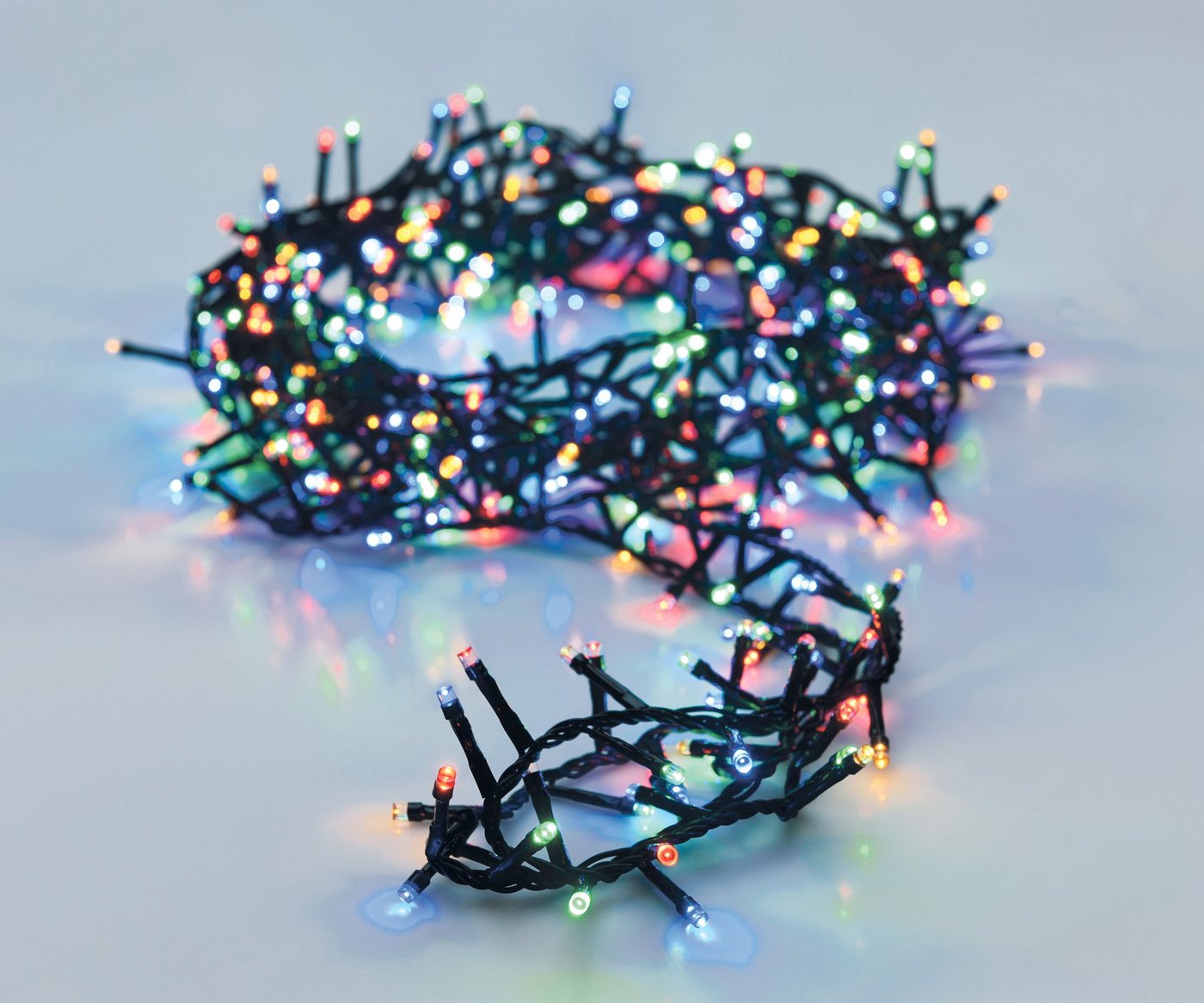 Spetebo LED-Lichterkette Weihnachtsbaum Außen Lichterkette 30 m / 1500 LED, 1500-flammig, Garten Deko Baum Beleuchtung von Spetebo