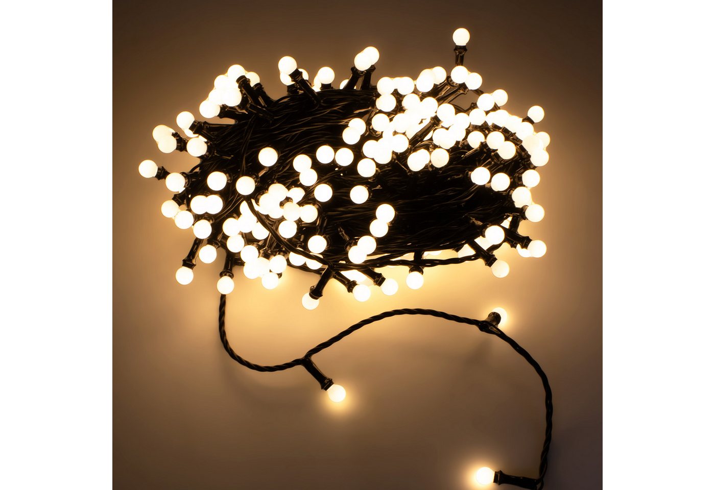 Spetebo LED-Lichterkette für Außen mit 200 mini Kugeln - 20 m -, 200-flammig, mit Dimmer und Timer Spetebo LED-Lichterkette für Außen mit 200 mini Kugeln - 20 m -, 200-flammig, mit Dimmer und Timer von Spetebo