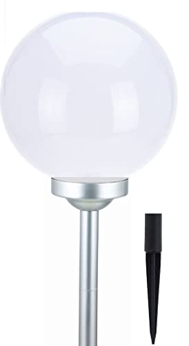Spetebo LED Solar Leuchtkugel - Ø 30 cm - Kugelleuchte in warmweiß auf 2 Höhen einstellbar - Solarleuchte Garten Lampe Solar Kugel von Spetebo