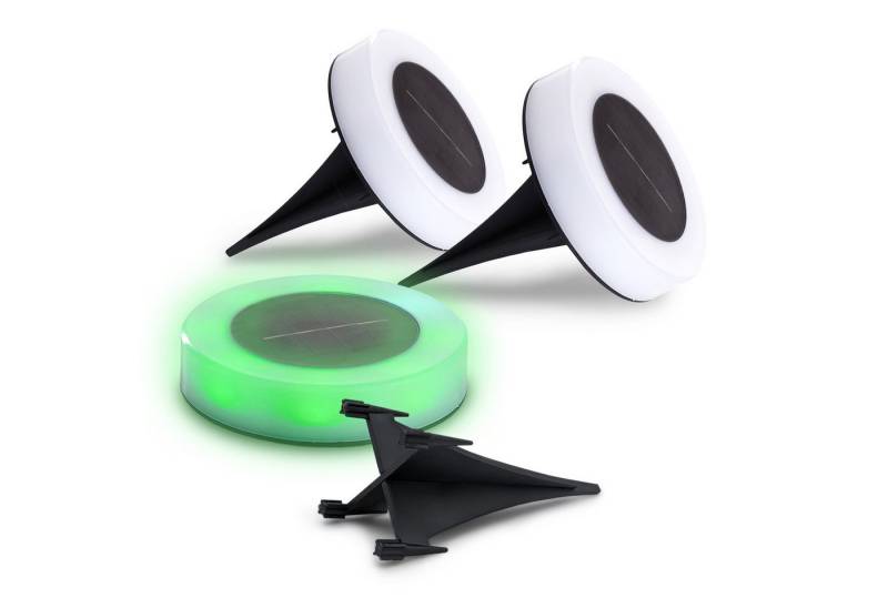 Spetebo LED Solarleuchte 2in1 LED Solar Schwimmlicht und Bodenleuchte - 3er Set, Farbwechsel, LED fest integriert, Farbwechsel, Garten Deko Beleuchtung mit Farbwechsel Spetebo LED Solarleuchte 2in1 LED Solar Schwimmlicht und Bodenleuchte - 3er Set, Farbwechsel, LED fest integriert, Farbwechsel, Garten Deko Beleuchtung mit Farbwechsel von Spetebo