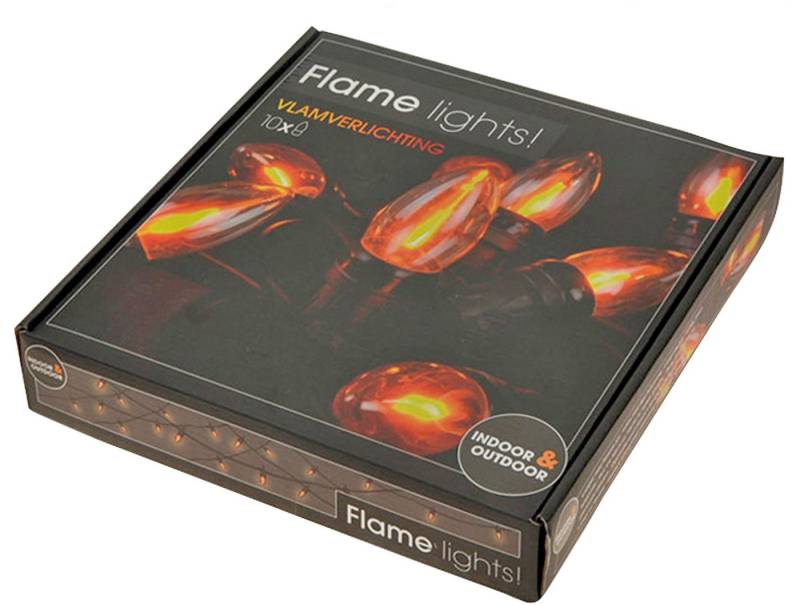 Spetebo Lichterkette Lichterkette mit Flammen Effekt Glühbirnen - 360cm, 10-flammig, Garten Deko Beleuchtung mit Netzstecker für Außen und Innen Spetebo Lichterkette Lichterkette mit Flammen Effekt Glühbirnen - 360cm, 10-flammig, Garten Deko Beleuchtung mit Netzstecker für Außen und Innen von Spetebo