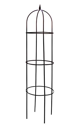 Spetebo Metall Rankhilfe 200 x 40 cm - Rosensäule Rosenbogen Rankgitter Rank Obelisk Rosengestell Rankturm von Spetebo