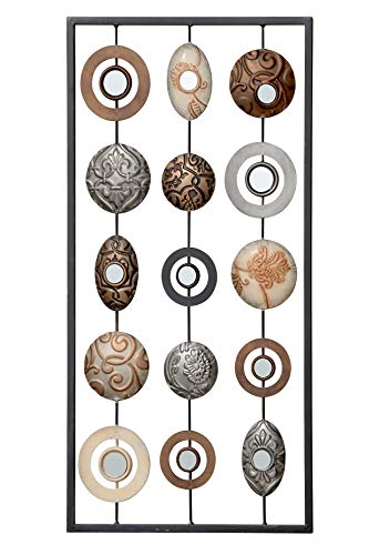 Spetebo Metall Wandbild - 61x31 cm - Deko Wandschmuck Wandobjekt Wandskulptur von Spetebo