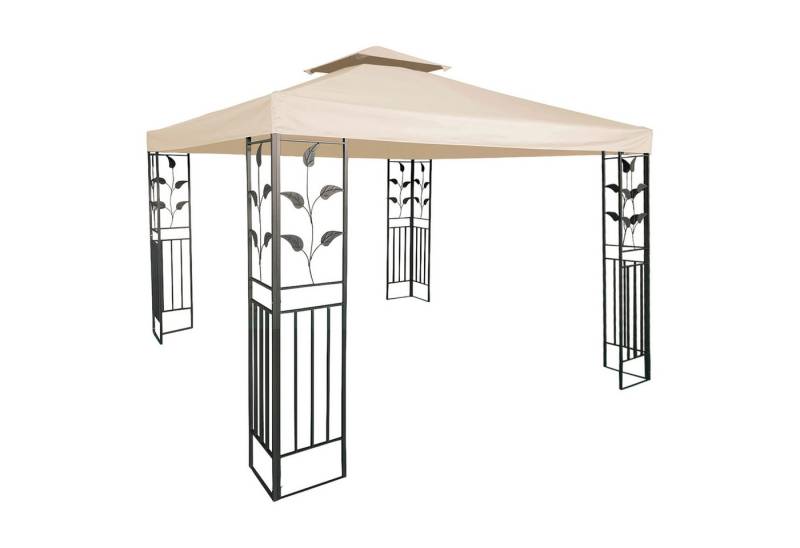 Spetebo Pavillon-Ersatzdach Ersatzdach mit Kaminabzug - beige, (Stück, Ersatzdach), PVC Pavillondach wasserdicht von Spetebo
