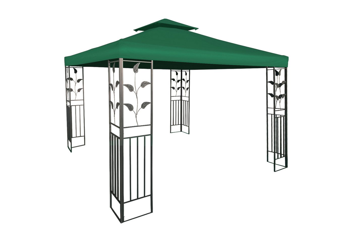 Spetebo Pavillon-Ersatzdach Ersatzdach mit Kaminabzug - grün, (Stück, Ersatzdach), PVC Pavillondach wasserdicht von Spetebo