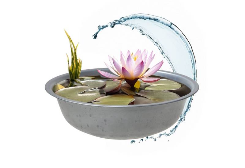 Spetebo Pflanzkübel - Mini Teich Garten Schale (Anzahl, 1 St., Stück), wetterfestes und robustes Material von Spetebo