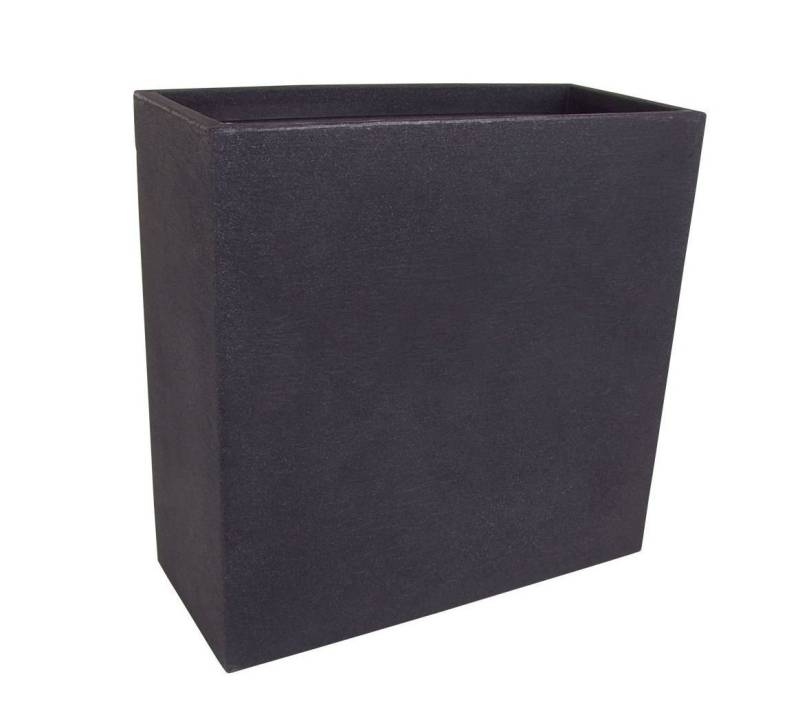 Spetebo Blumenkasten XXL Kunststoff Pflanzkasten eckig - anthrazit (Stück, 1 St., großer Kunststoff Blumenkasten), Kubus Blumenkübel in Stein Optik Spetebo Blumenkasten XXL Kunststoff Pflanzkasten eckig - anthrazit (Stück, 1 St., großer Kunststoff Blumenkasten), Kubus Blumenkübel in Stein Optik von Spetebo
