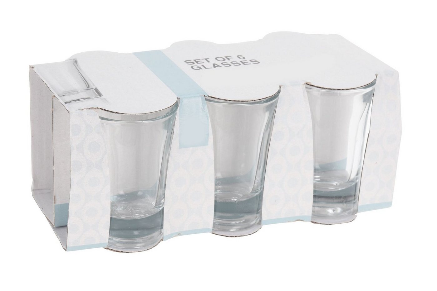 Spetebo Schnapsglas Glas Schnapsgläser im 6er Set - 40 ml, Glas, Shotgläser mit 4cl Fassungsvermögen von Spetebo