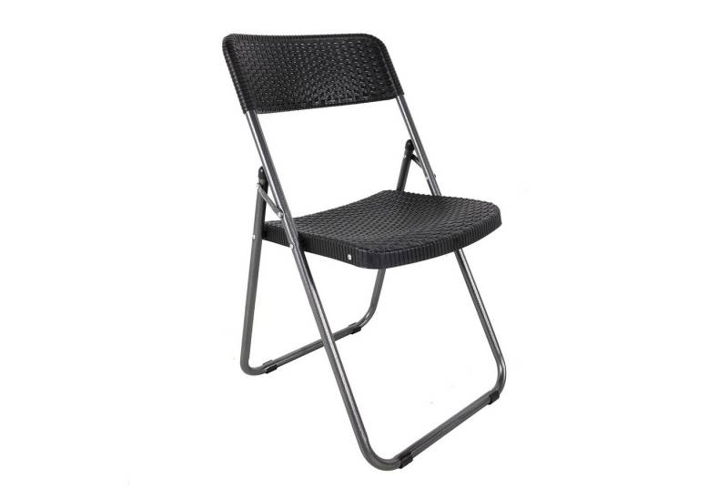 Spetebo Sitzgruppe Garten Rattan Design klappbar, (Artikel, 1-tlg., / 3-tlg. / 4-tlg), Bistro Camping Klapp Stuhl von Spetebo