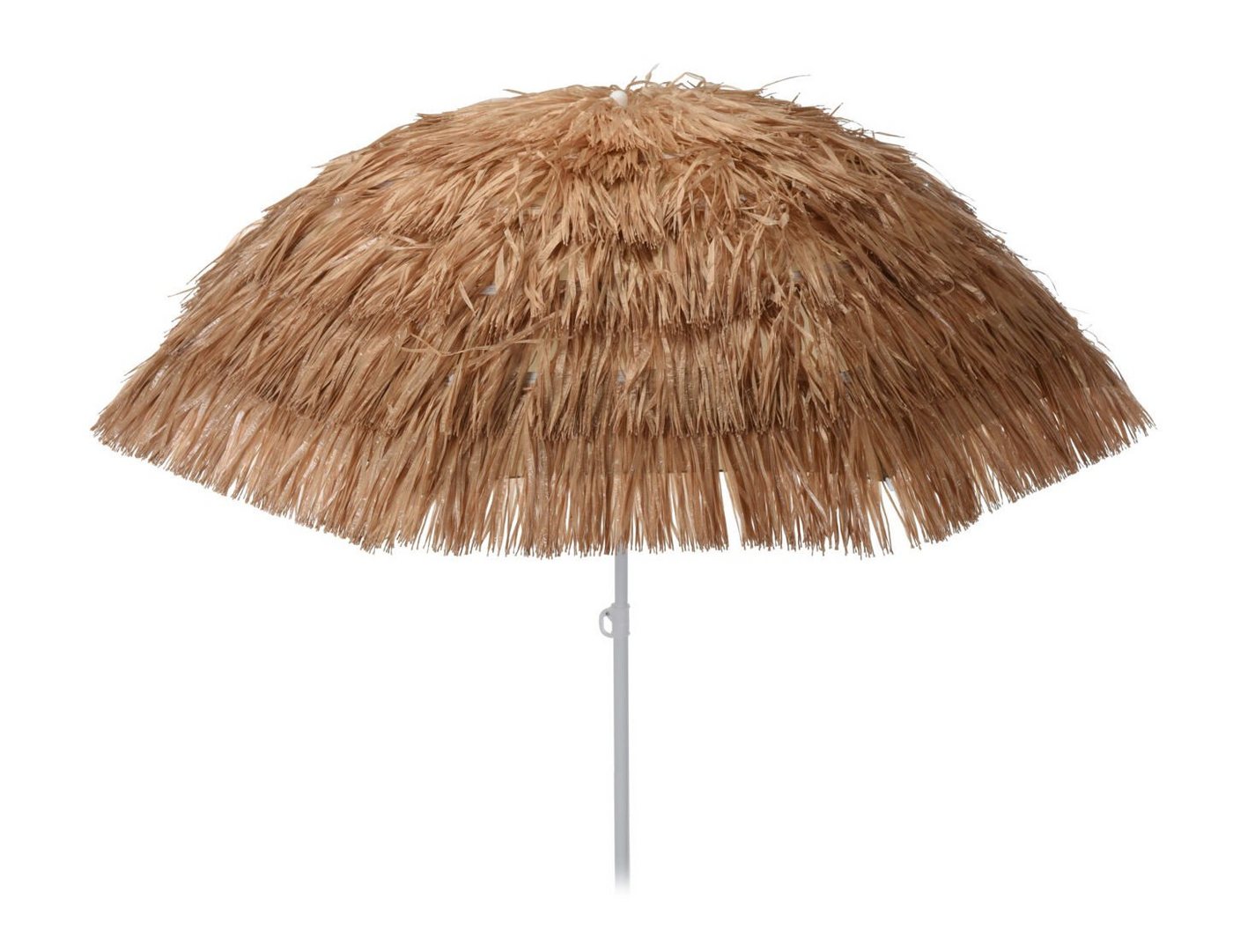 Spetebo Sonnenschirm Hawaii Sonnenschirm Ø 155 cm mit Tasche - braun von Spetebo