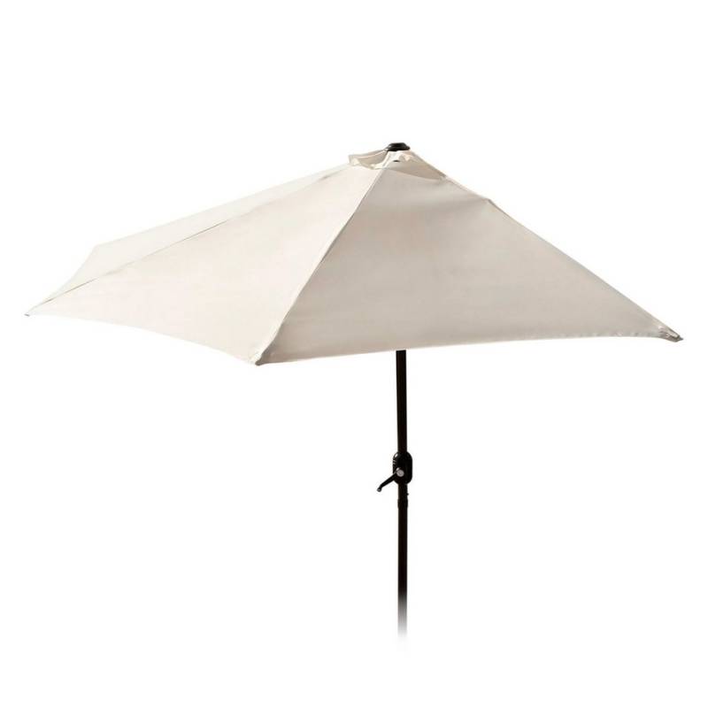Spetebo Sonnenschirm Wand Balkonschirm mit Handkurbel, LxB: 125,00x250,00 cm, wasserabweisend von Spetebo
