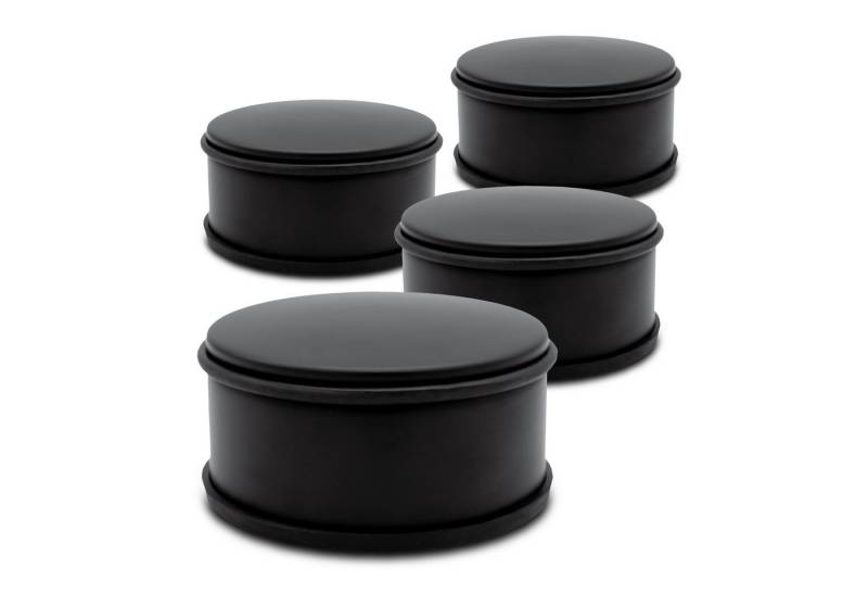 Spetebo Türstopper Edelstahl Türstopper - 4er Set (Set, 4 St., Türpuffer), Türpuffer aus Metall mit rutschfester Unterseite von Spetebo